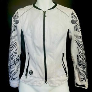 Harley Davidson white Jacket size Small